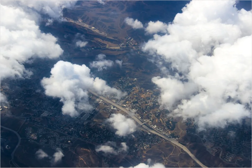 Detail Aerial Valley From Above Number 6