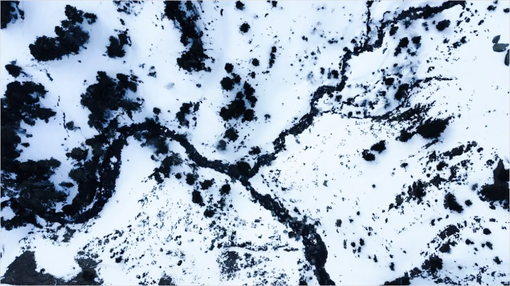 Detail Aerial Valley From Above Number 7