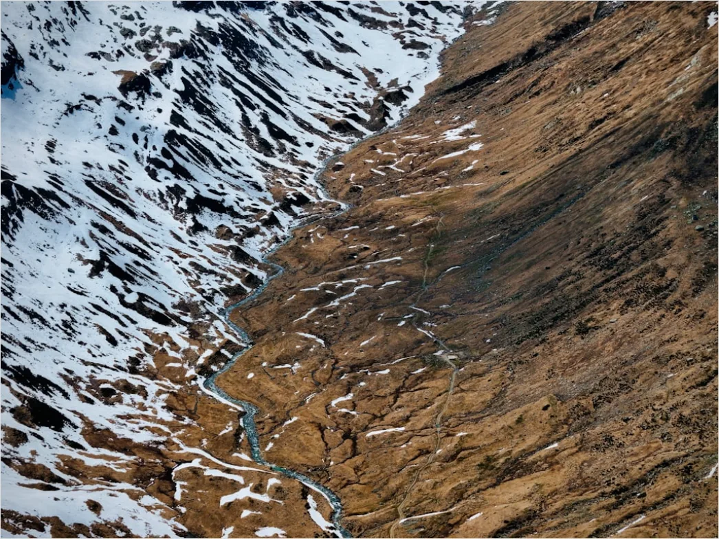 Detail Aerial Valley From Above Number 8