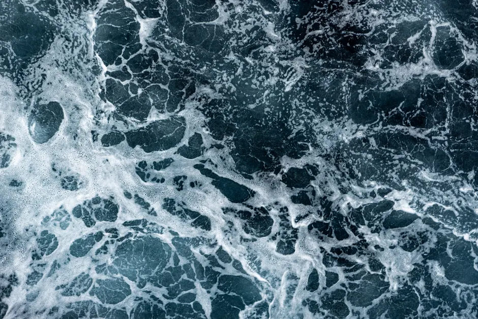 Detail Aerial View Ocean Waves Number 18