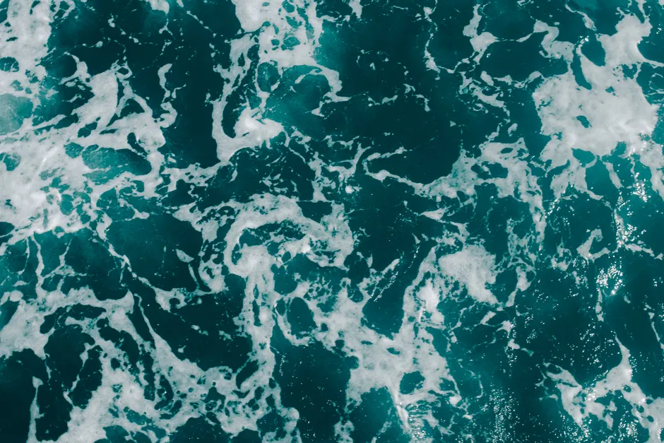 Detail Aerial View Ocean Waves Number 3