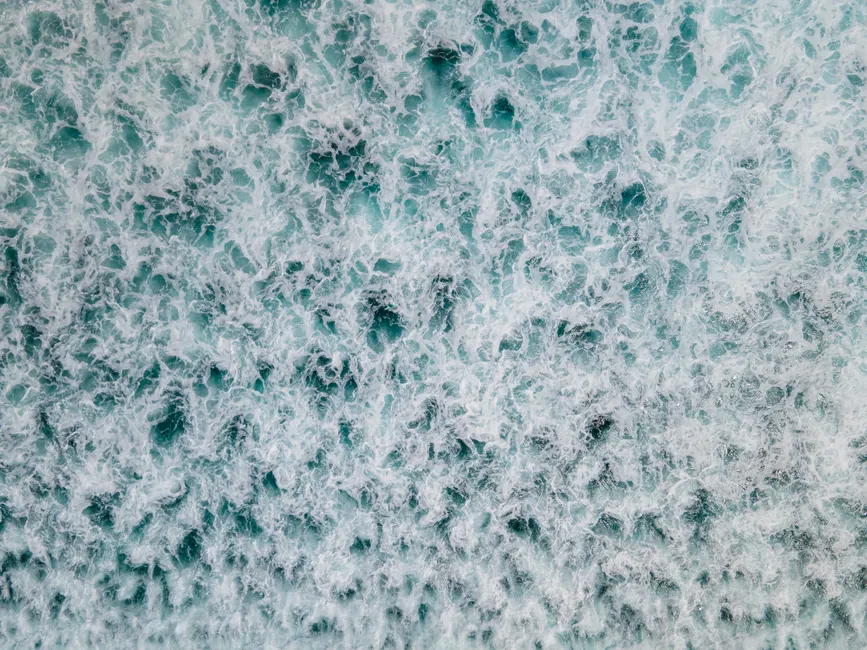 Detail Aerial View Ocean Waves Number 5
