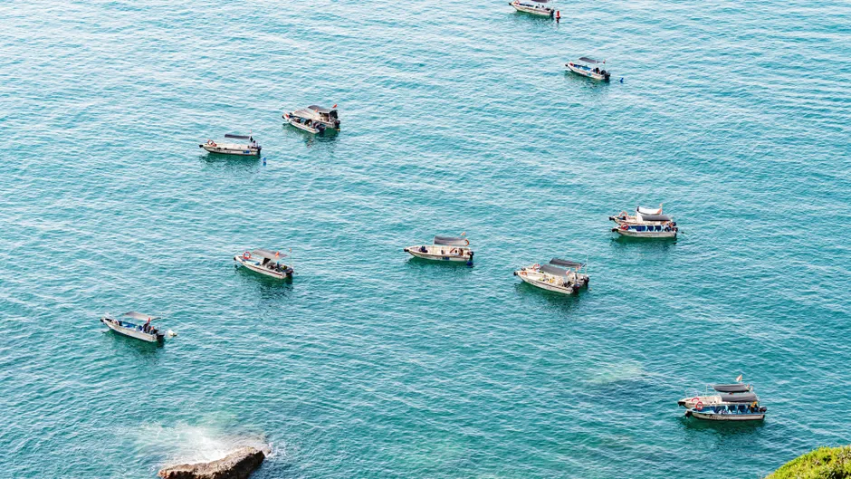 Detail Aerial View Of Boats Number 13