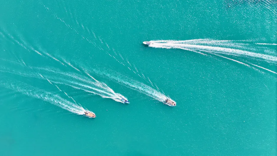 Detail Aerial View Of Boats Number 10