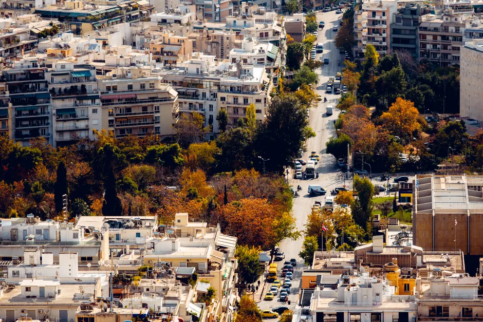 Detail Aerial View Of City Number 2