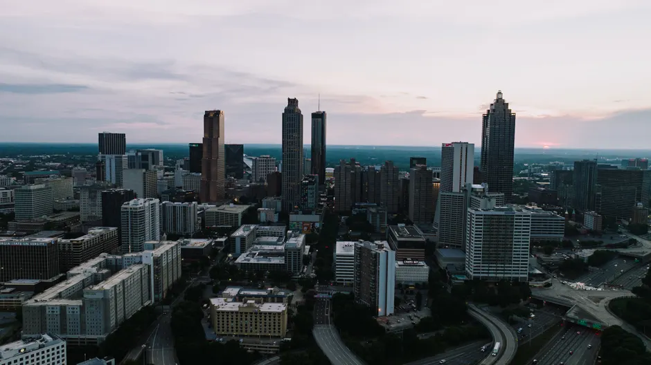 Detail Aerial View Of City Number 18