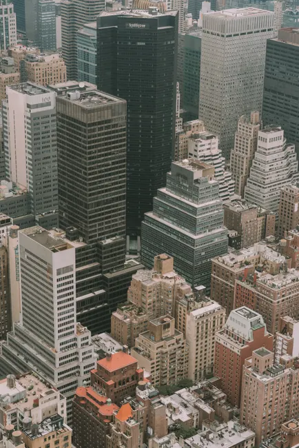 Detail Aerial View Of City Number 8