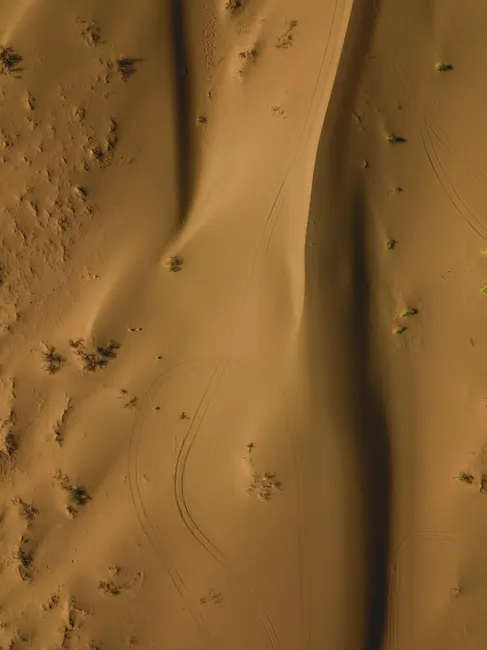 Detail Aerial View Of Desert Number 11