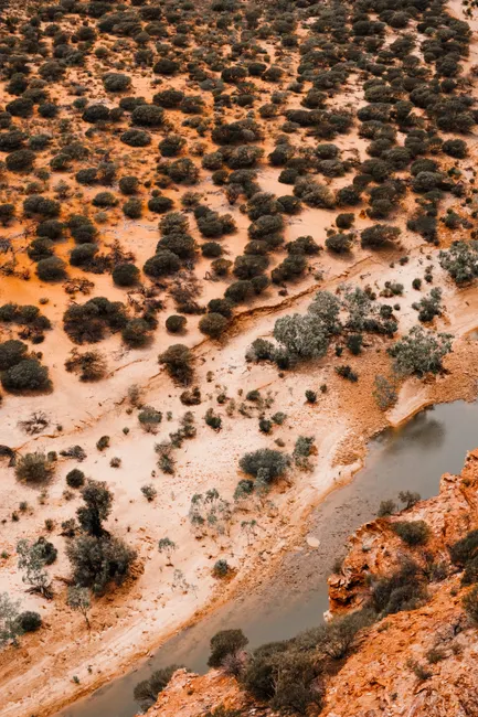 Detail Aerial View Of Desert Number 14