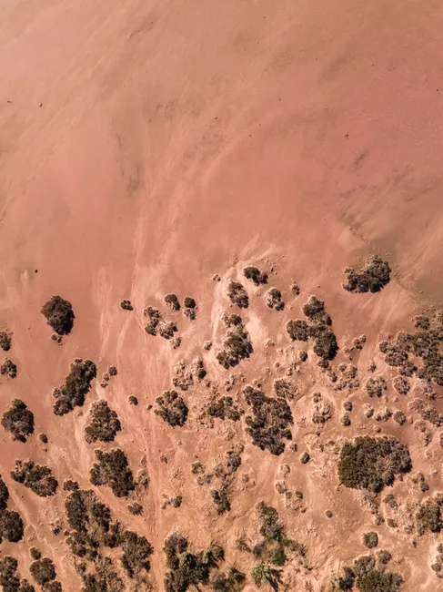 Detail Aerial View Of Desert Number 17