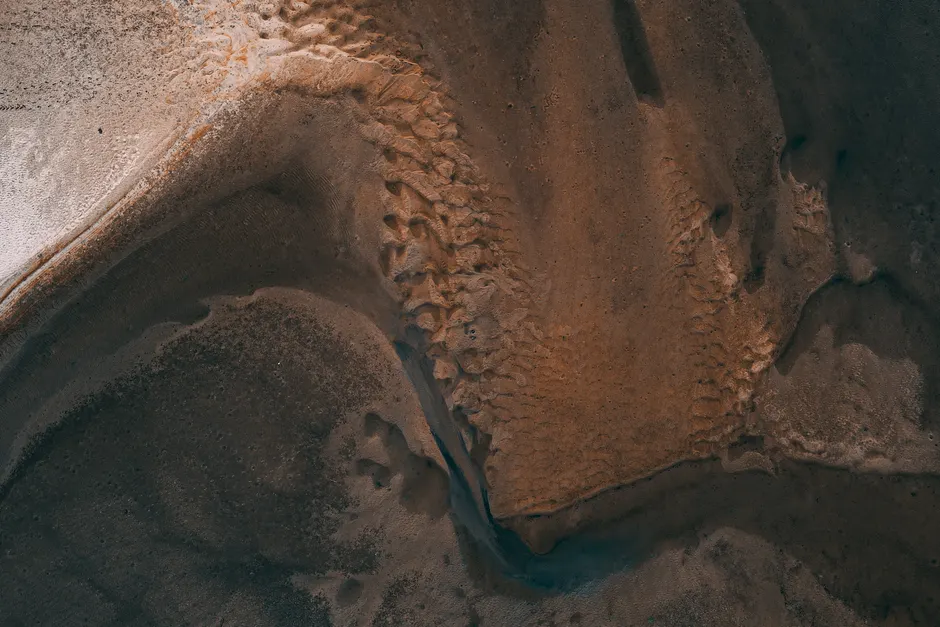 Detail Aerial View Of Desert Number 20