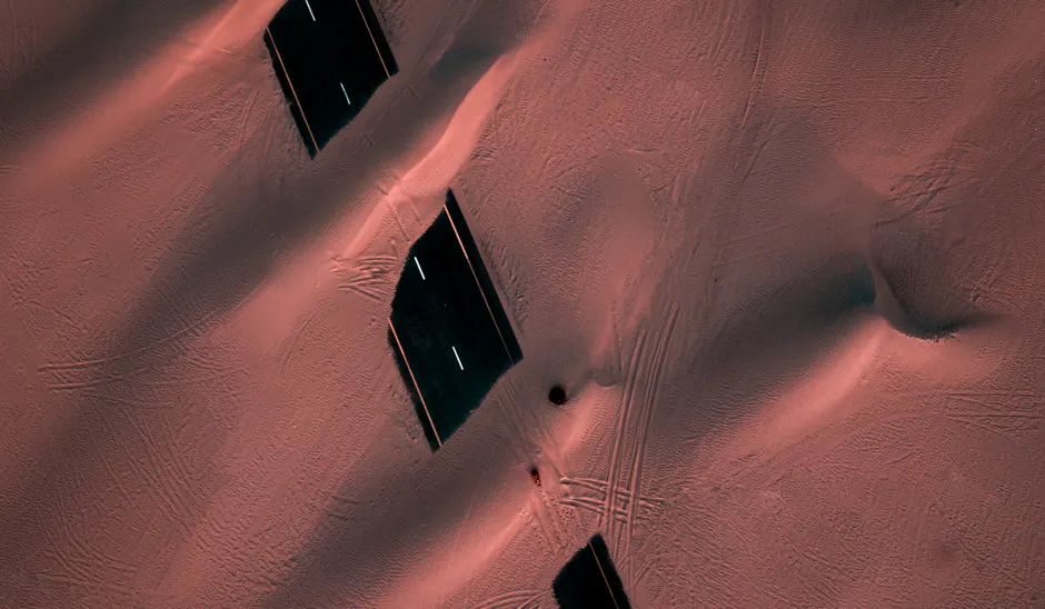 Detail Aerial View Of Desert Number 4