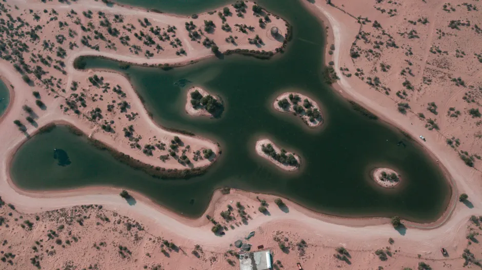 Detail Aerial View Of Desert Number 5
