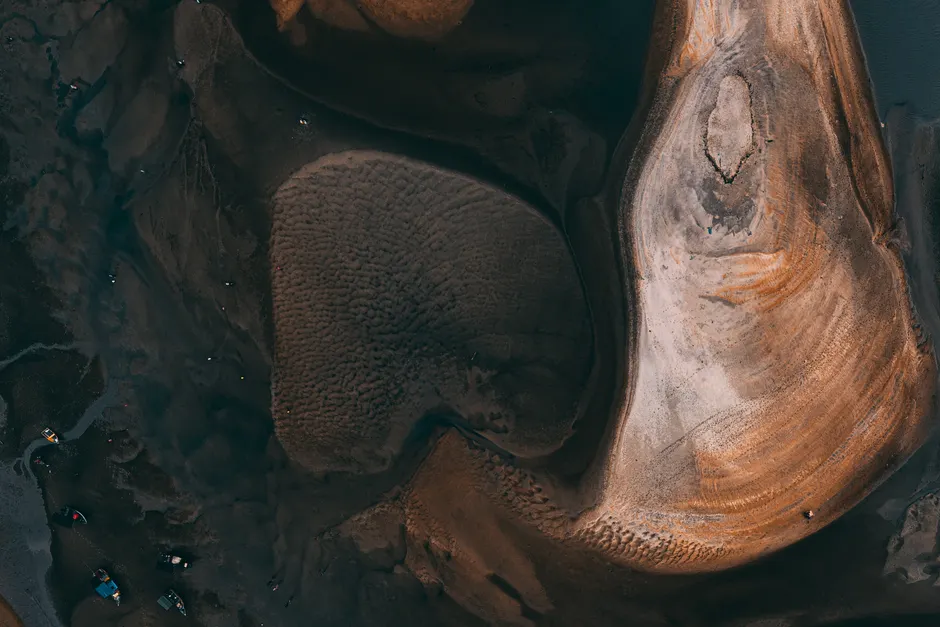 Detail Aerial View Of Desert Number 7