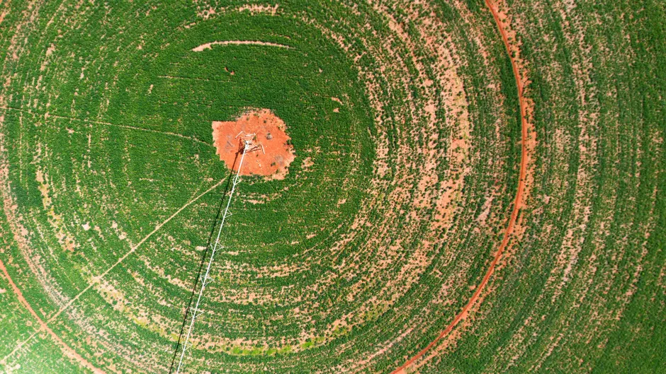 Detail Aerial View Of Farmland Number 13