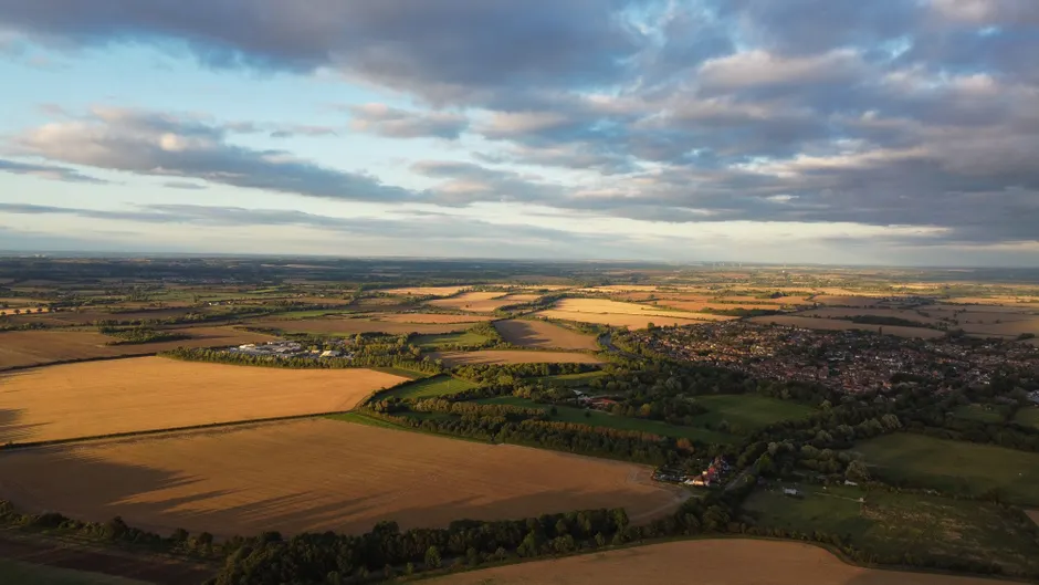 Detail Aerial View Of Farmland Number 16