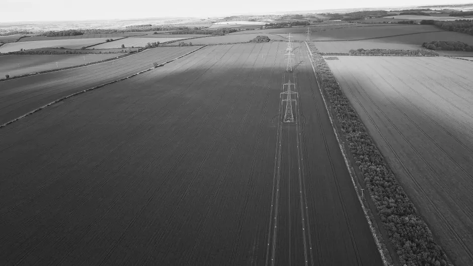 Detail Aerial View Of Fields Number 14