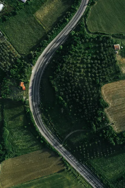 Detail Aerial View Of Fields Number 16