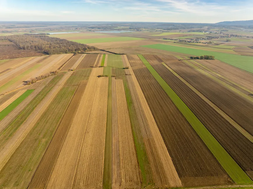 Detail Aerial View Of Fields Number 3