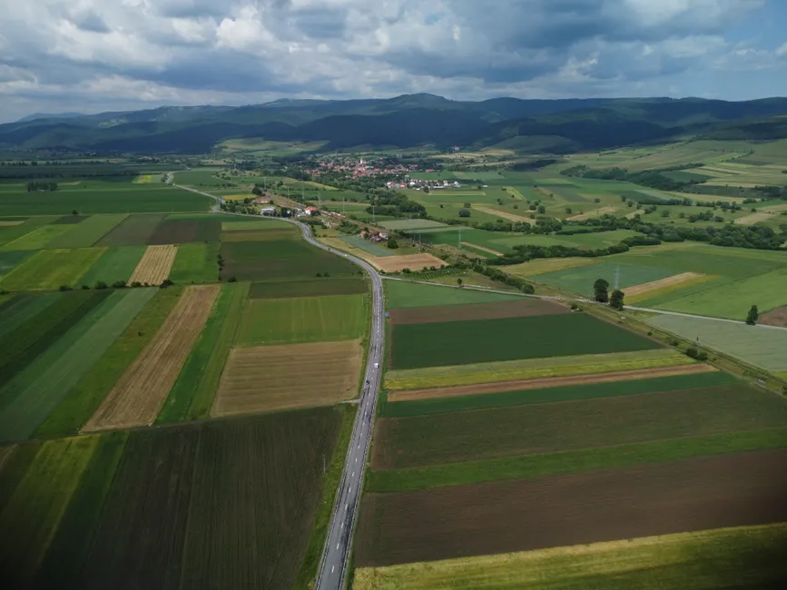 Detail Aerial View Of Fields Number 5
