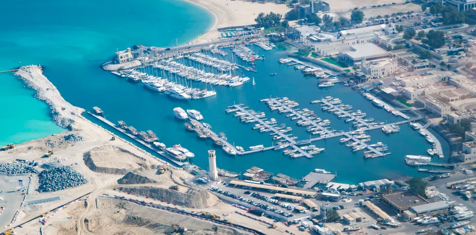 Detail Aerial View Of Marina Number 2
