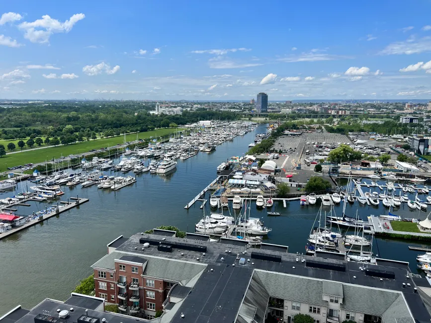 Detail Aerial View Of Marina Number 14