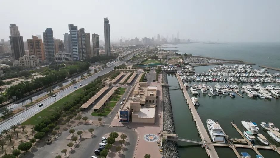 Detail Aerial View Of Marina Number 5