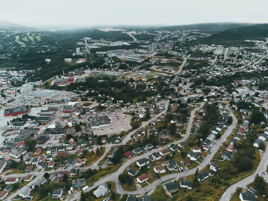 Detail Aerial View Of Neighborhood Number 12