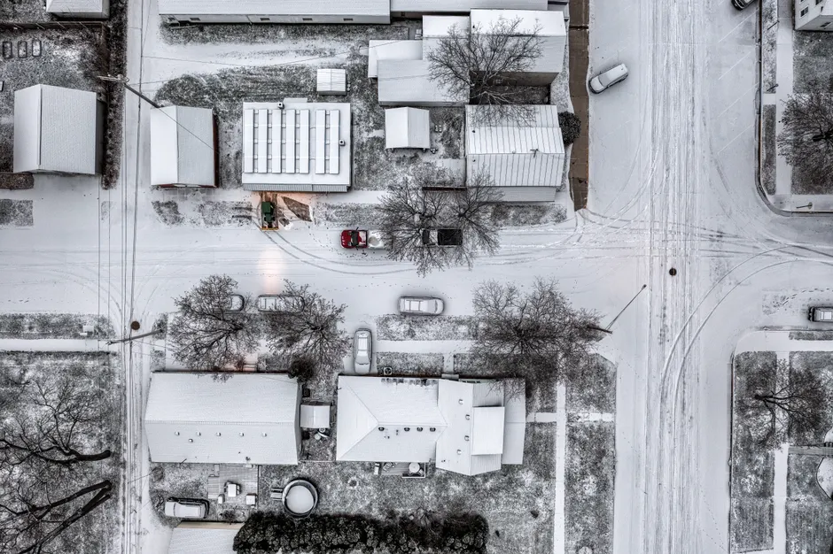Detail Aerial View Of Neighborhood Number 14