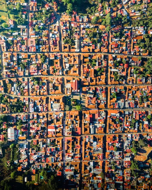 Detail Aerial View Of Neighborhood Number 15