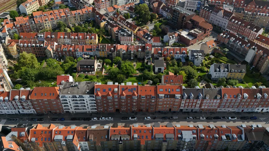 Detail Aerial View Of Neighborhood Number 16