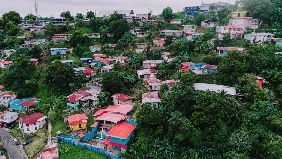 Detail Aerial View Of Neighborhood Number 17