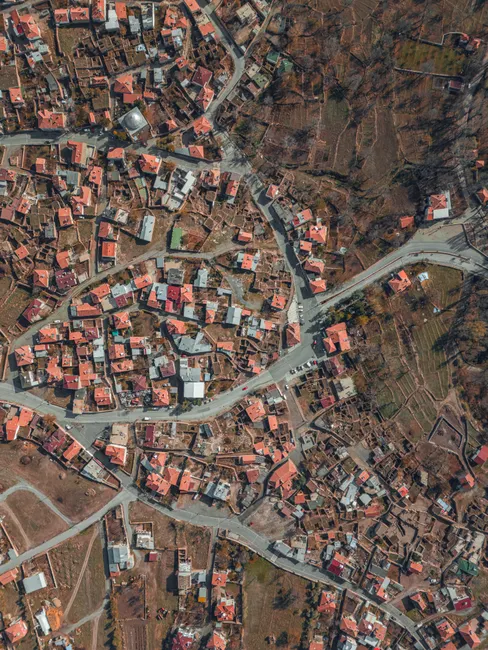 Detail Aerial View Of Neighborhood Number 18