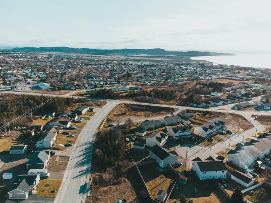 Detail Aerial View Of Neighborhood Number 19