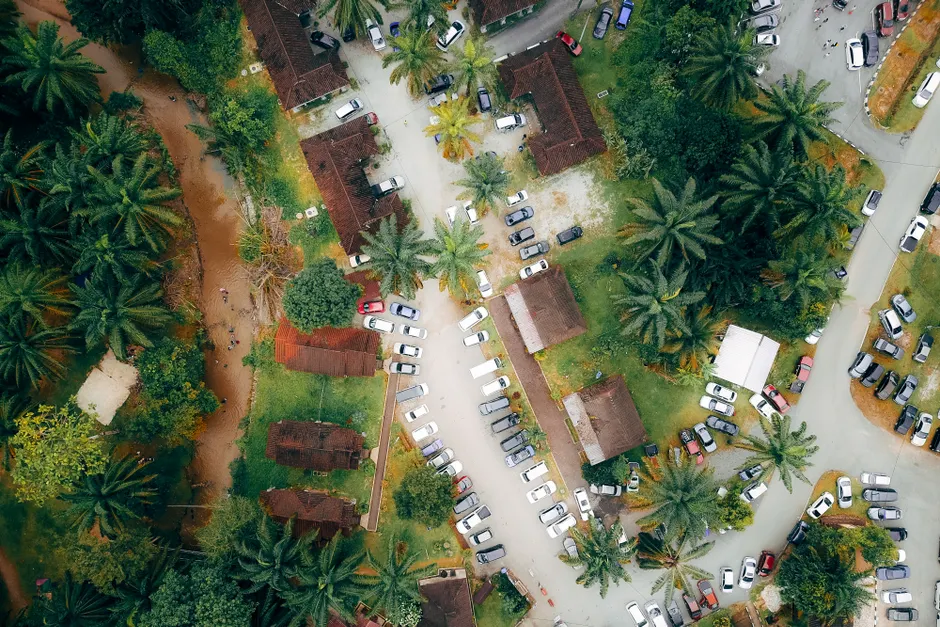 Detail Aerial View Of Resort Number 6