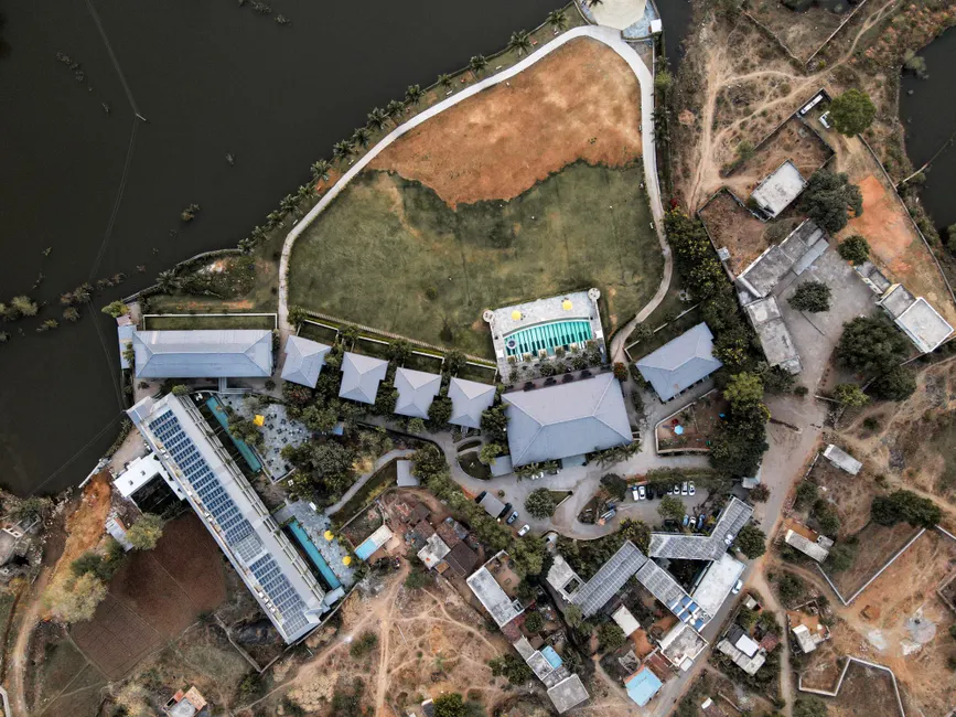 Detail Aerial View Of Resort Number 7