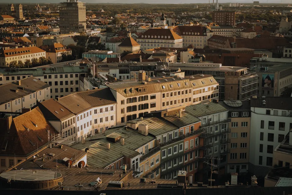 Aerial View Of Rooftops E899