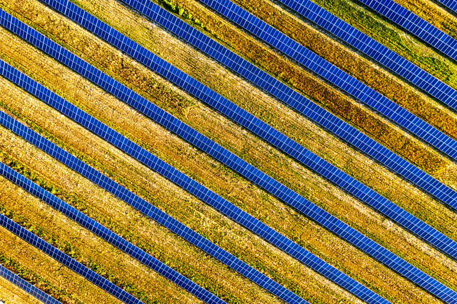 Aerial View Of Solar Farm 1ed1
