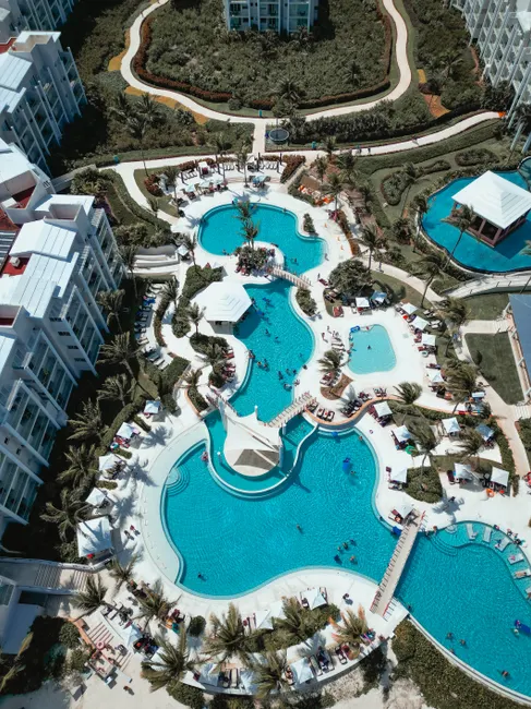 Detail Aerial View Of Swimming Pool Number 2