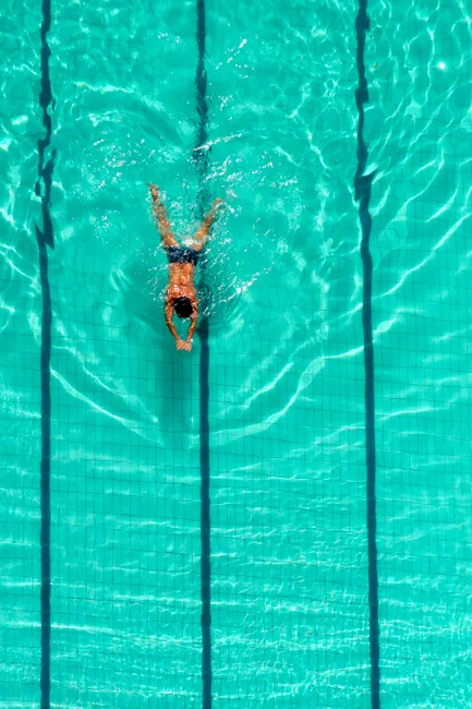 Detail Aerial View Of Swimming Pool Number 13