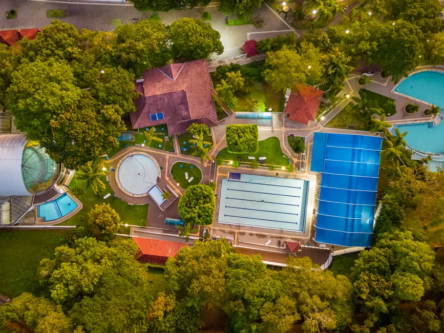 Detail Aerial View Of Swimming Pool Number 5