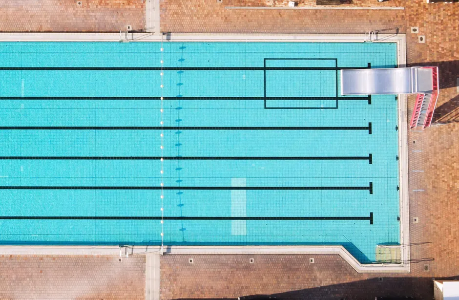Detail Aerial View Of Swimming Pool Number 8