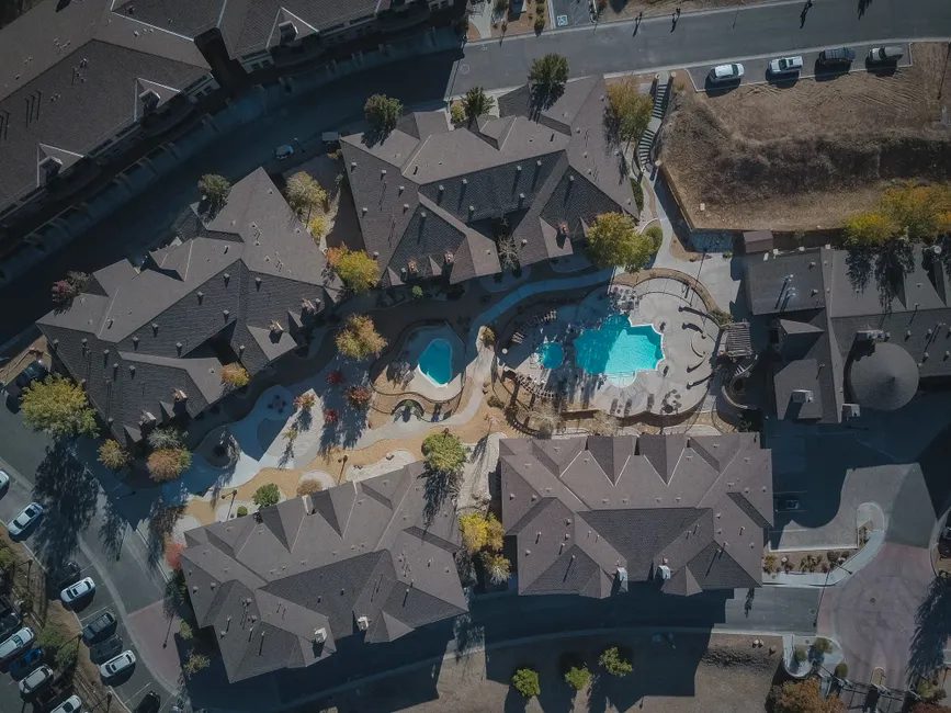 Detail Aerial View Of Swimming Pool Number 9