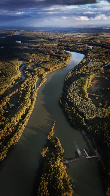 Detail Aerial View River Bend Number 15