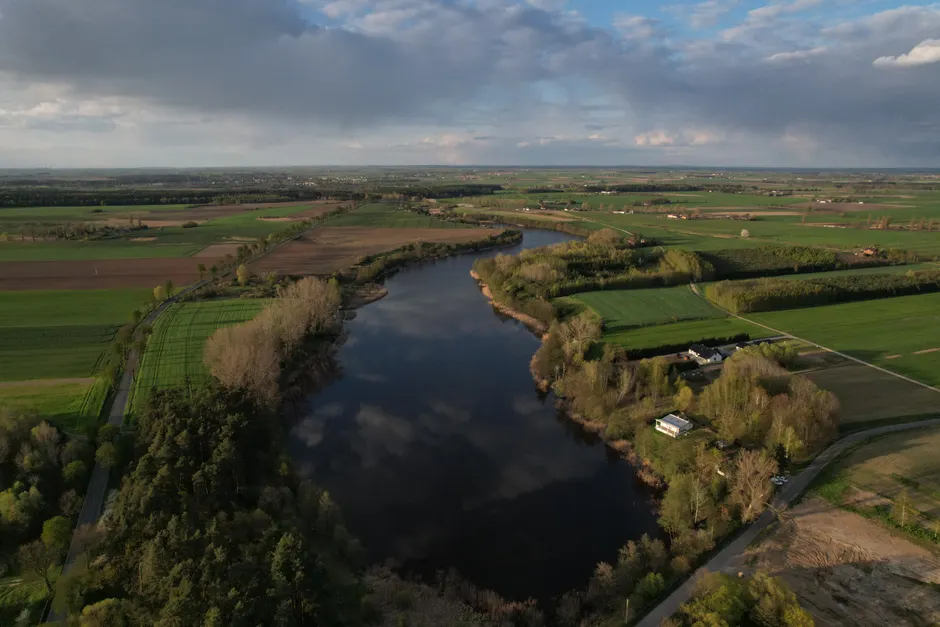 Detail Aerial View River Bend Number 16