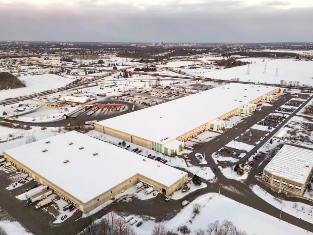 Detail Aerial Warehouse Distribution Center Number 11