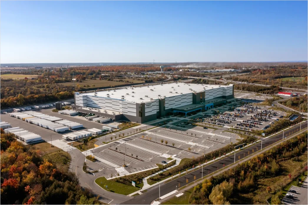 Detail Aerial Warehouse Distribution Center Number 3