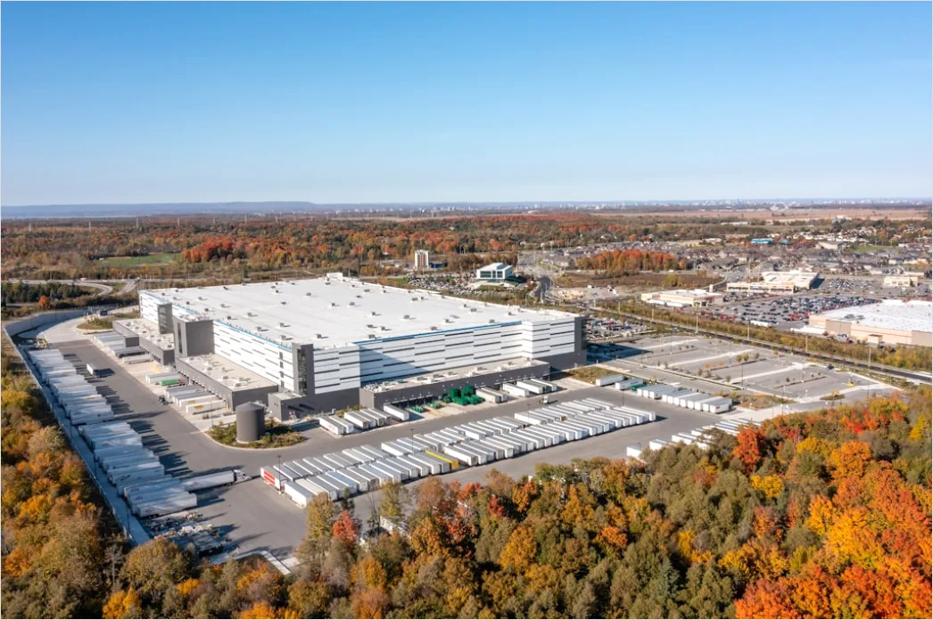 Detail Aerial Warehouse Distribution Center Number 4