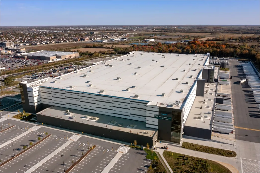 Detail Aerial Warehouse Distribution Center Number 5