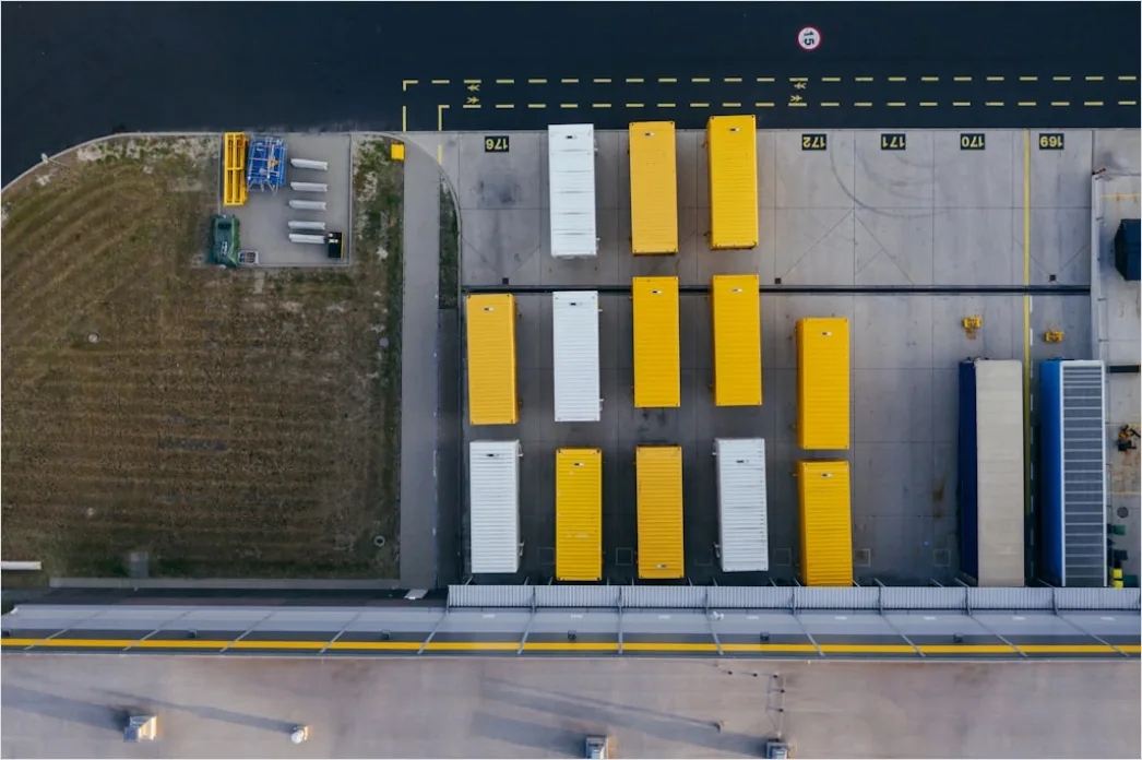 Detail Aerial Warehouse Distribution Center Number 6